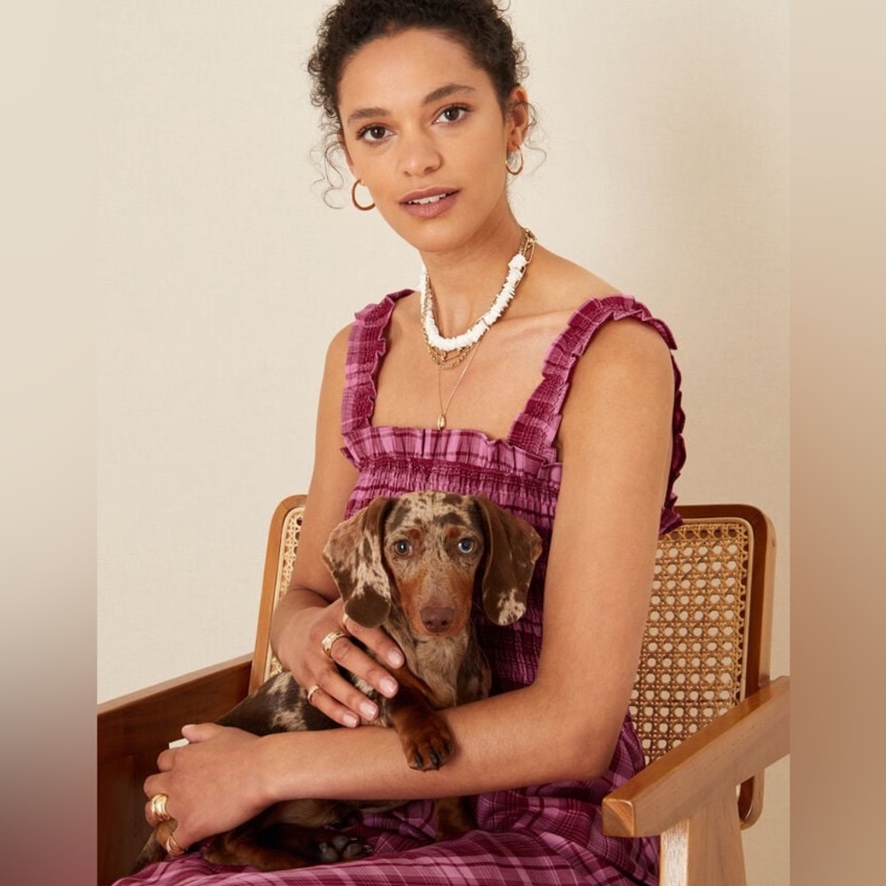 Monsoon Clement Check Sundress - Picture 3 of 11